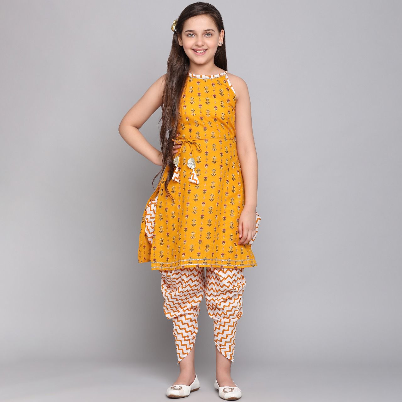Aakruti 60 Girls Festive Wear  Kurti With Bottom Wholesale Kids Wear Catalog
